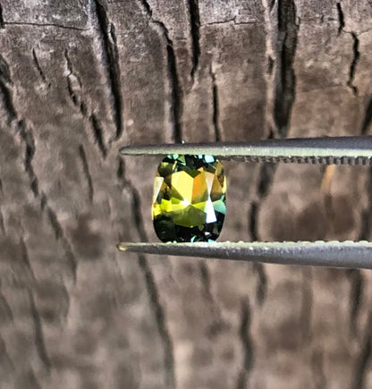 Dazzling Yellow Blue Parti Sapphire. M1196