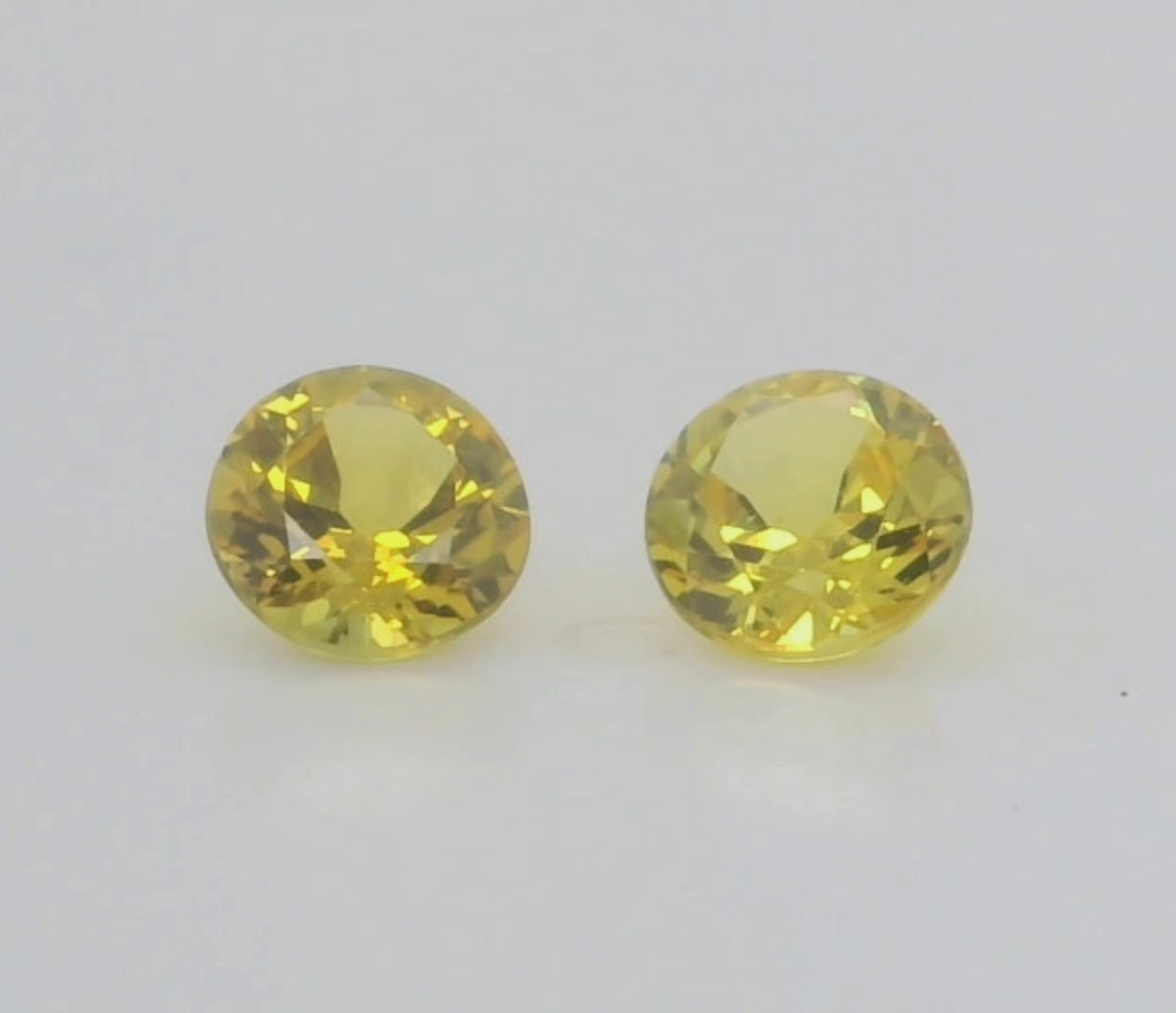 Stunning Yellow Australian Sapphires. M1092