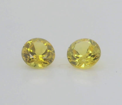 Stunning Yellow Australian Sapphires. M1092