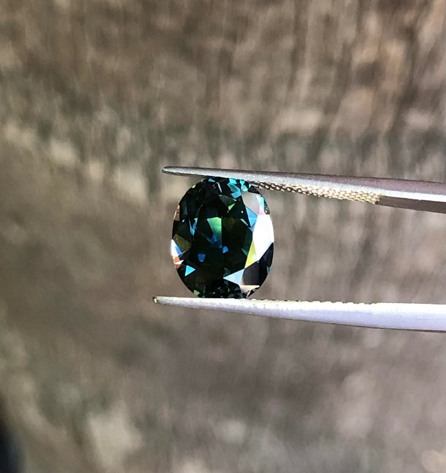 Spectacular Blue Yellow Parti Sapphire. M1262