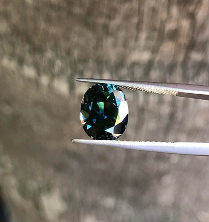 Spectacular Blue Yellow Parti Sapphire. M1262