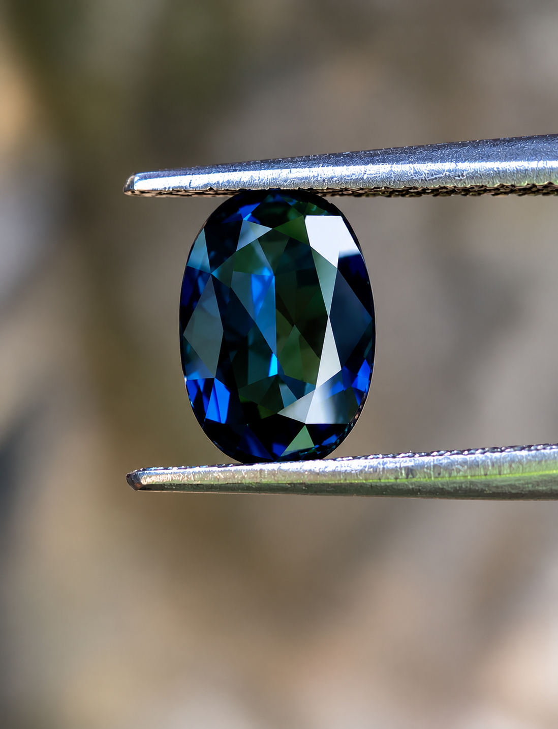 Natural Australian Royal Blue Sapphire – 1.18ct Oval Cut | M1294