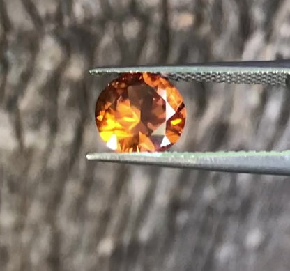 Bright Amber Colour Natural Australian Zircon M1079