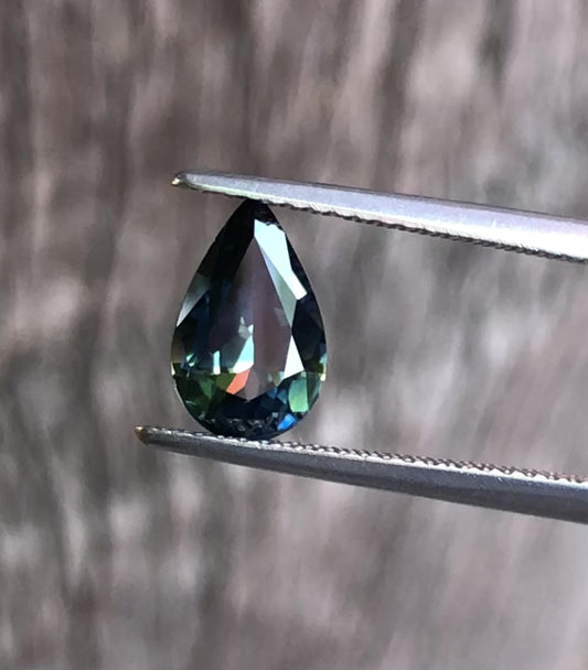 Blue Yellow Parti Sapphire. M1199