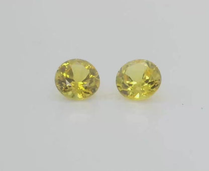 Stunning Yellow Australian Sapphires. M1092