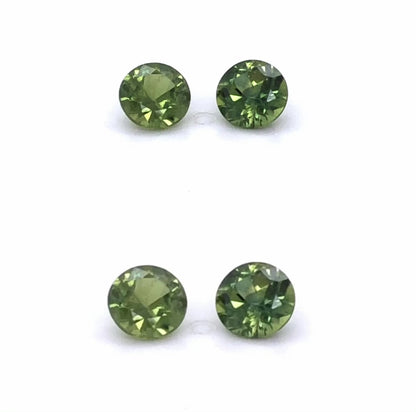 Beautiful Pair of Green Australian Sapphires. M929