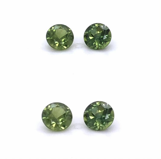 Beautiful Pair of Green Australian Sapphires. M929