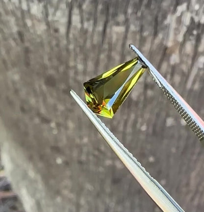 Stunning Green & Gold Australian Sapphire. M1018