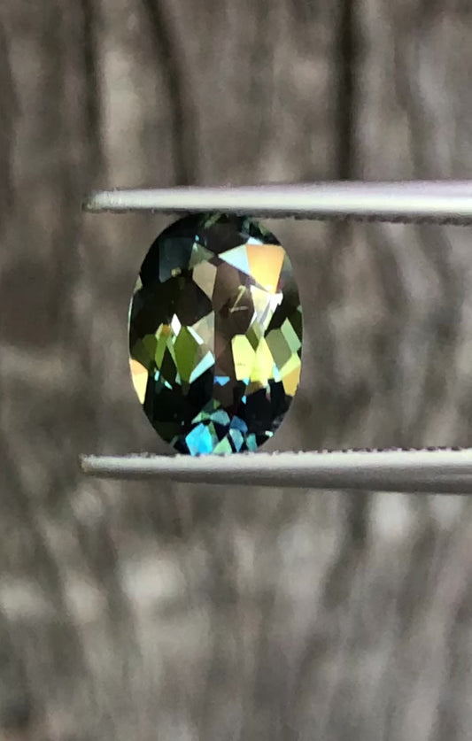 Captivating Parti Colour Sapphire. M1190